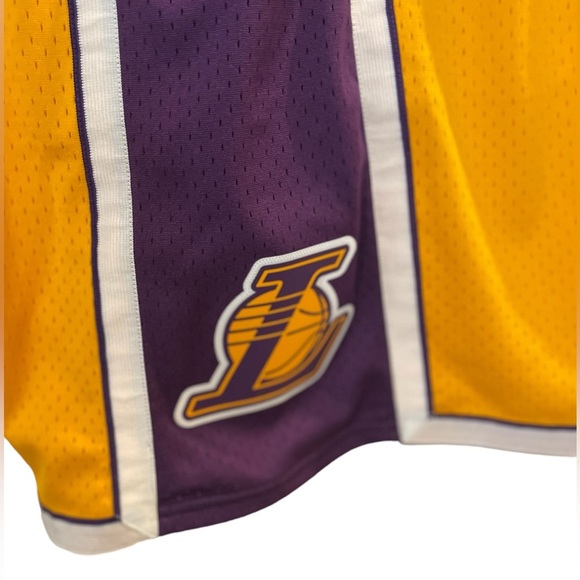 Mitchel & Ness Men's Los Angeles Lakers Hardwood Classics Swingman Shorts - Picture 5 of 7